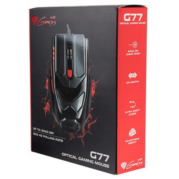 Mouse Genesis G77 USB/ Black photo 6