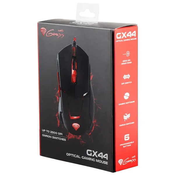 Mouse Genesis GX44 USB/ Black photo 7