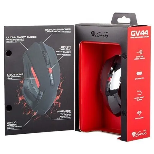 Mouse Genesis GV44 USB/ Black photo 5