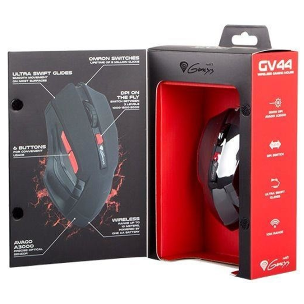 Mouse Genesis GV44 USB/ Black photo 5