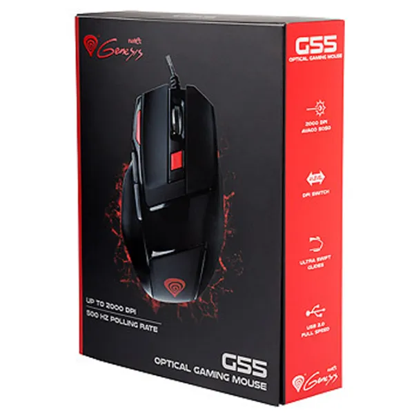 Mouse Genesis GX57 USB/ Black photo 6