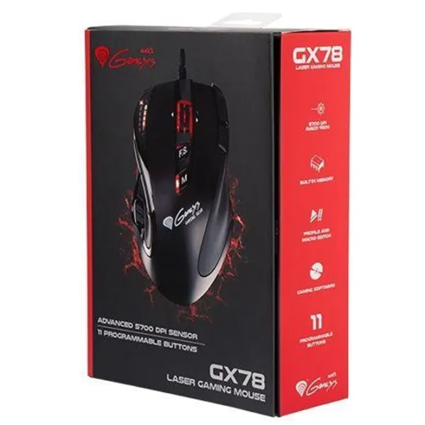 Mouse Genesis GX78 USB/ Black photo 8