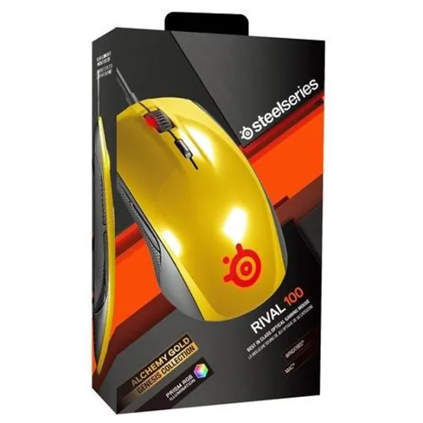 Mouse Steelseries Rival 100 USB/ Gold photo 5