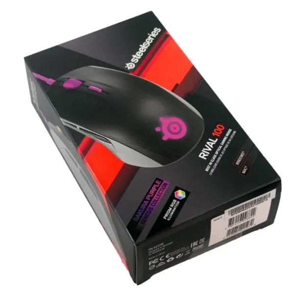 Mouse Steelseries Rival 100 USB/ Purple photo 4