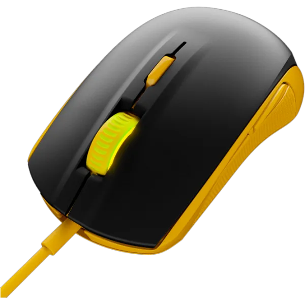 Mouse Steelseries Rival 100 USB/ Yellow photo 2