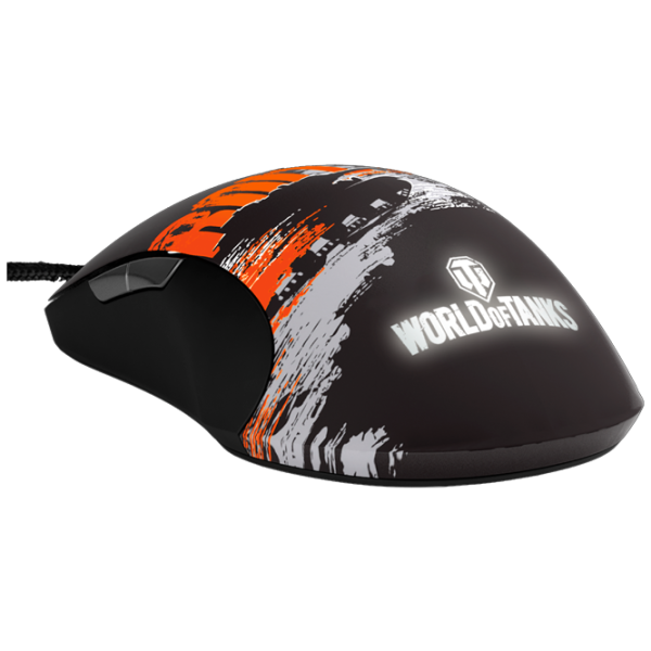 Mouse Steelseries RAW World of Tanks Edition USB/ Black photo 2