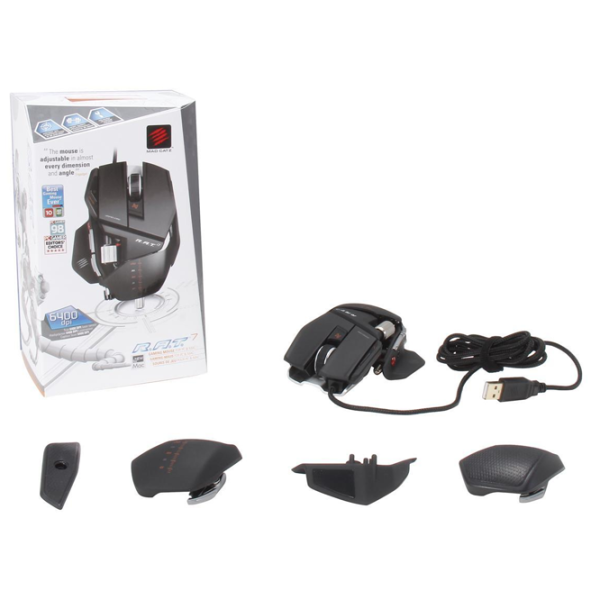 Mouse Mad Catz RAT 7 USB/ Black photo 6