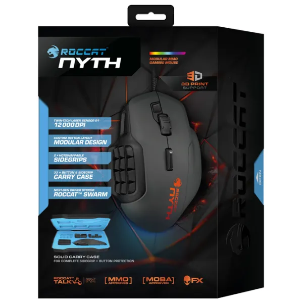 Мышь ROCCAT Nyth USB/ Черный photo 12