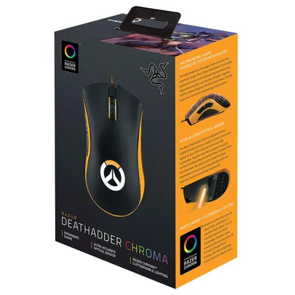 Mouse Razer Death Adder Chroma Overwatch Ed. USB/ Black photo 4