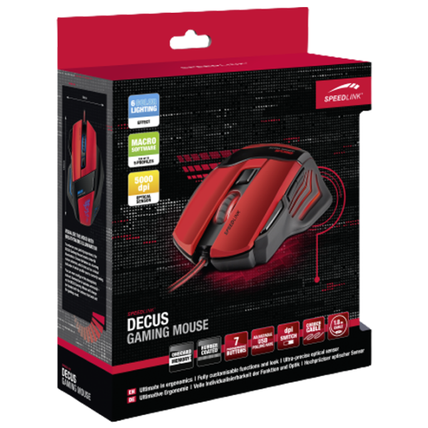 Mouse Speedlink Decus SL-6397-BK USB/ Black photo 5