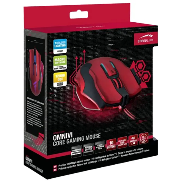 Mouse Speedlink Omnivi SL-680006-BKRD USB/ Black photo 6