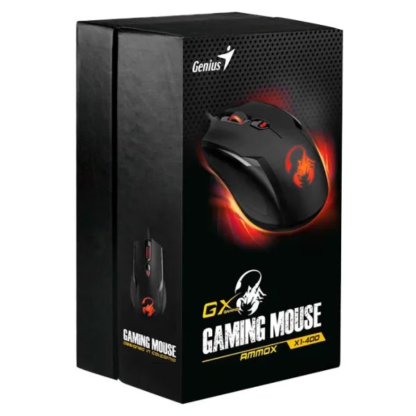 Мышь Genius AMMOX X1-400 USB/ Черный photo 4