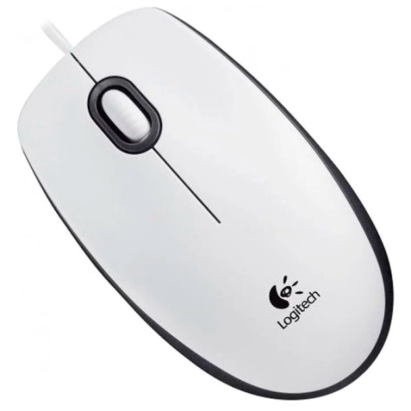 Mouse Logitech M100 USB/ White photo 3