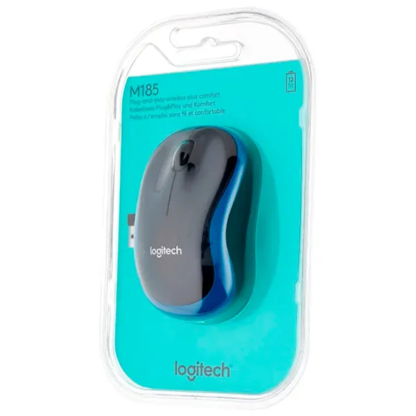 Mouse Logitech M185 USB/ Blue photo 5