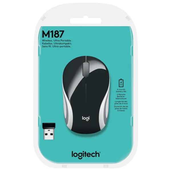 Mouse Logitech M187 Black photo 5