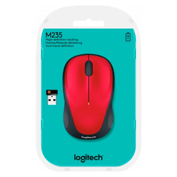 Мышь Logitech M235 USB/ Красный photo 4