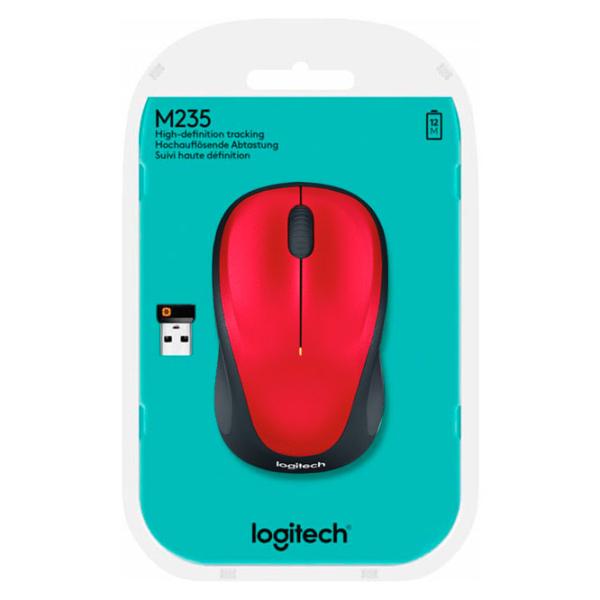 Мышь Logitech M235 USB/ Красный photo 4