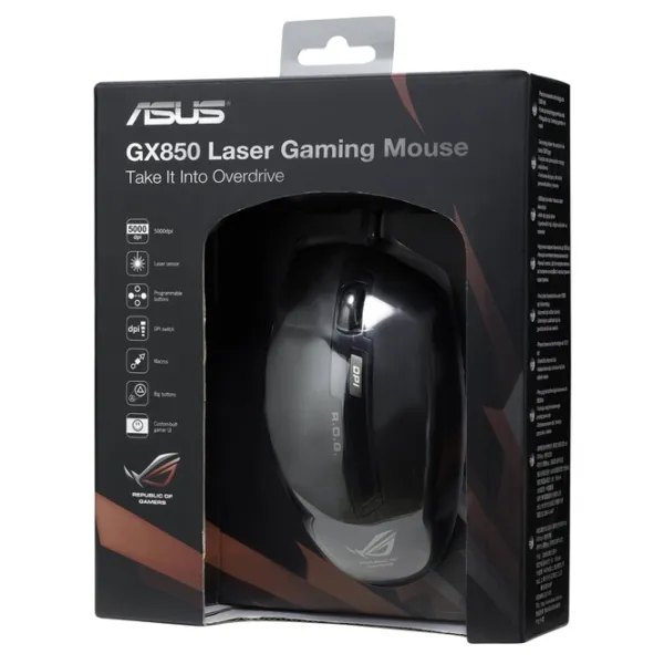 Мышь Asus GX850 USB/ Черный photo 6
