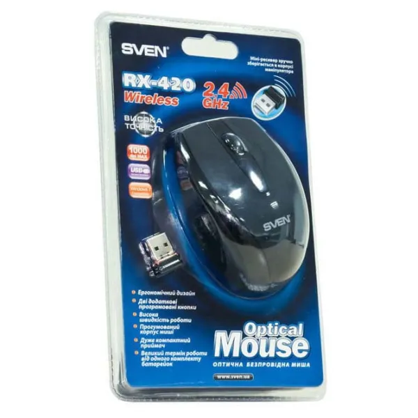 Mouse Sven RX-420 Black photo 5