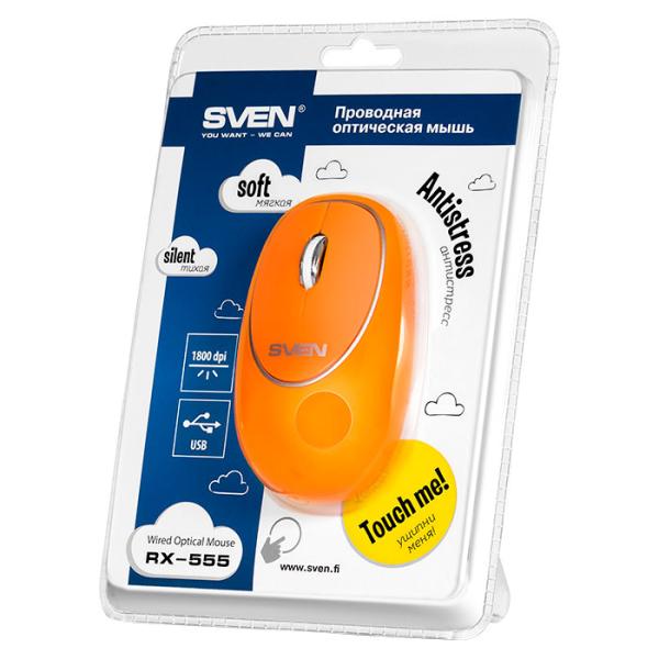Mouse Sven RX-555 Orange photo 5