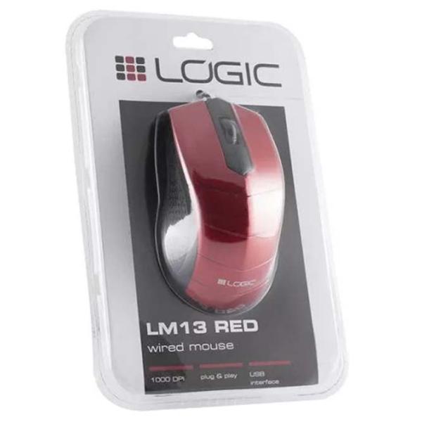 Mouse Logic LM-13 Red photo 5
