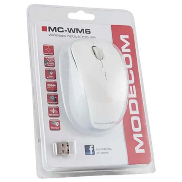 Мышь Modecom MC-WM6 Белый photo 5