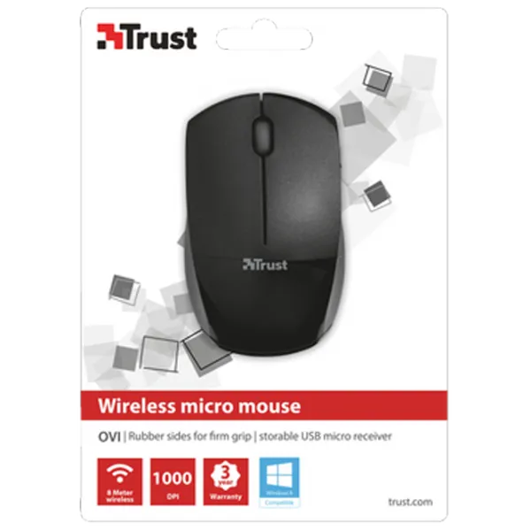 Mouse Trust OVI MICRO Black photo 5