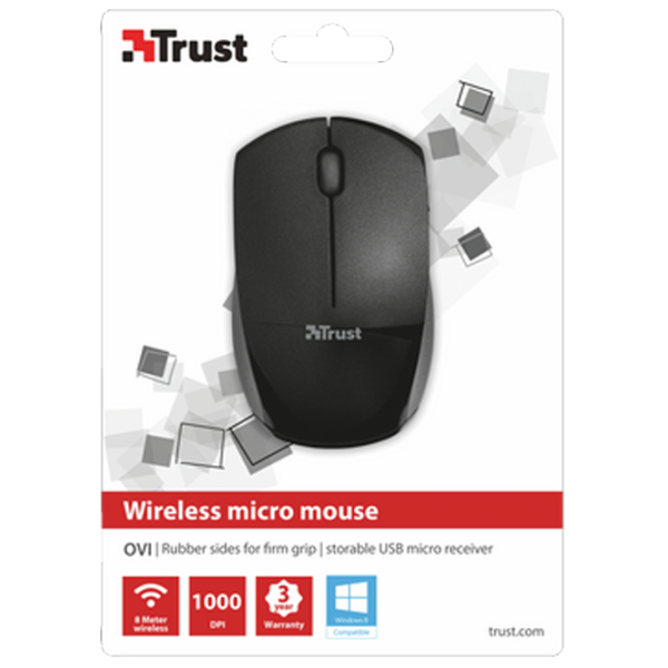 Mouse Trust OVI MICRO Black photo 5