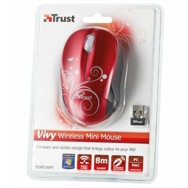 Mouse Trust VIVY MINI Red photo 7