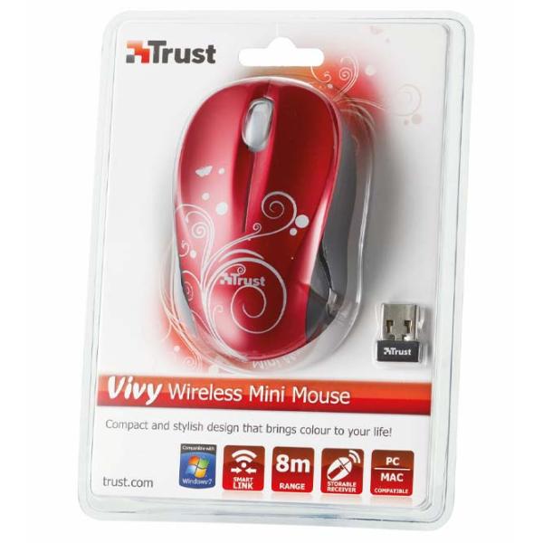 Mouse Trust VIVY MINI Red photo 7