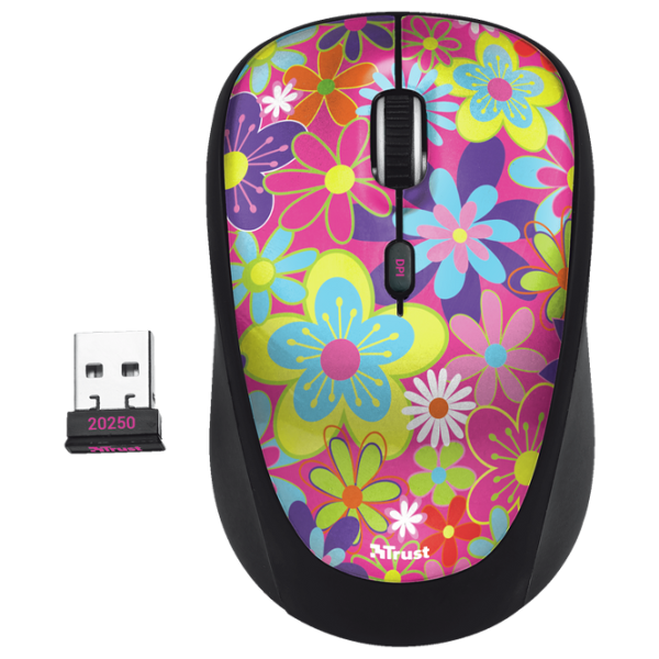 Mouse Trust YVI FLOWER POWER Multicolor photo 2