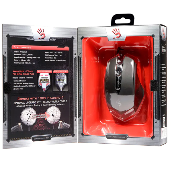 Mouse A4Tech Bloody V8M USB/ Black photo 8