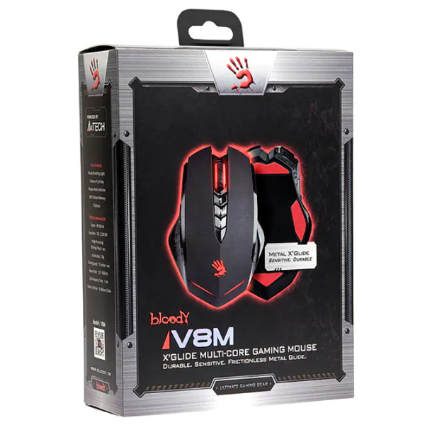 Mouse A4Tech Bloody V8M USB/ Black photo 9