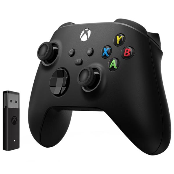 Геймпад Microsoft Xbox One + Adapter Windows 10 Беспроводные / 17 buttons / Черный photo 2