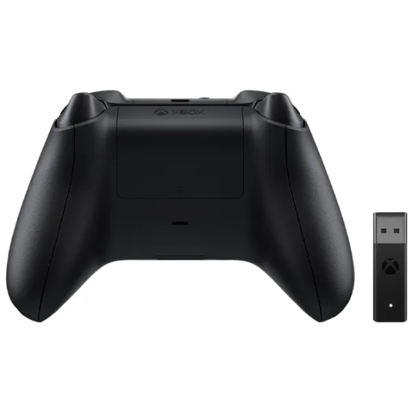 Геймпад Microsoft Xbox One + Adapter Windows 10 Беспроводные / 17 buttons / Черный photo 3