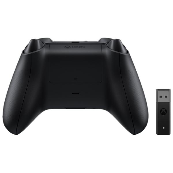 Геймпад Microsoft Xbox One + Adapter Windows 10 Беспроводные / 17 buttons / Черный photo 3