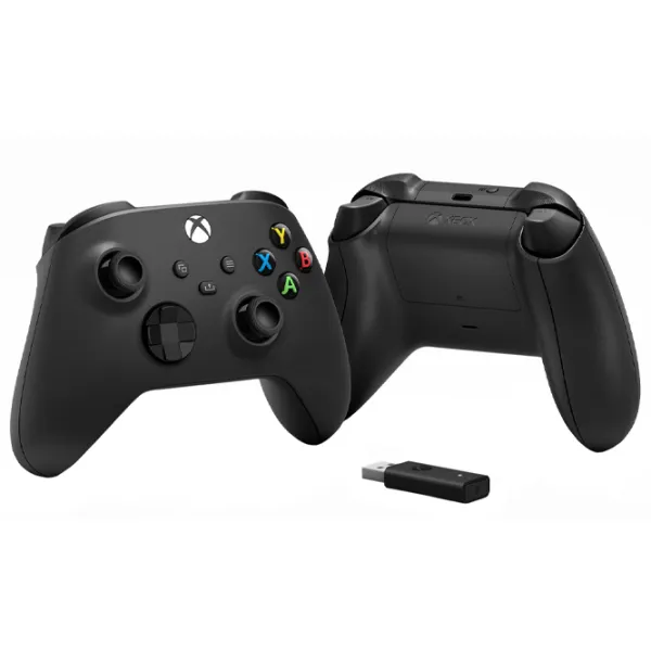 Геймпад Microsoft Xbox One + Adapter Windows 10 Беспроводные / 17 buttons / Черный photo 4