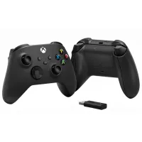 Геймпад Microsoft Xbox One + Adapter Windows 10 Беспроводные / 17 buttons / Черный photo 4