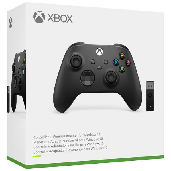 Геймпад Microsoft Xbox One + Adapter Windows 10 Беспроводные / 17 buttons / Черный photo 5