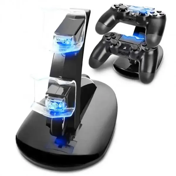 Stație de încărcare controller Sony Dualshock 4 PlayStation 4/ Black photo 4 Stație de încărcare controller Sony Dualshock 4 PlayStation 4/ Black photo 4