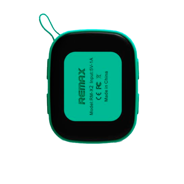 Boxă portabilă Remax RM-X2 5 W/ Green photo 4 Boxă portabilă Remax RM-X2 5 W/ Green photo 4