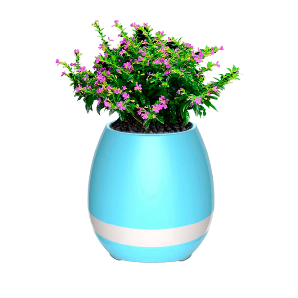 Boxă portabilă Flowerpot Music Blue photo 2 Boxă portabilă Flowerpot Music Blue photo 2
