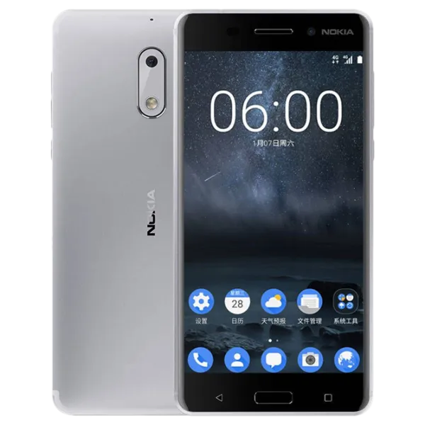 Nokia 6 4 ГБ/ 64 ГБ/ Dual SIM/ Серебристый photo 3