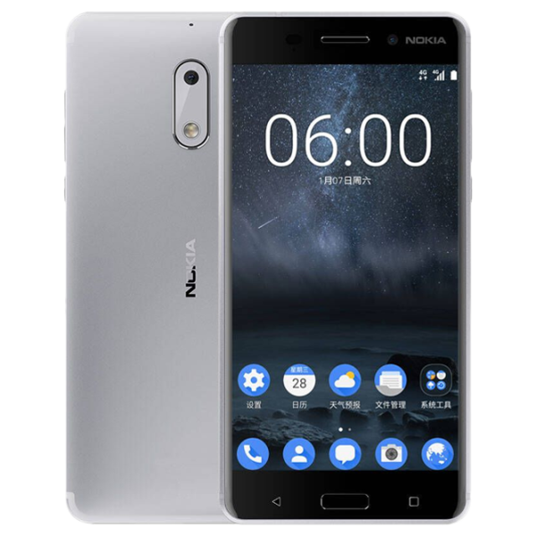 Nokia 6 4 ГБ/ 64 ГБ/ Dual SIM/ Серебристый photo 3