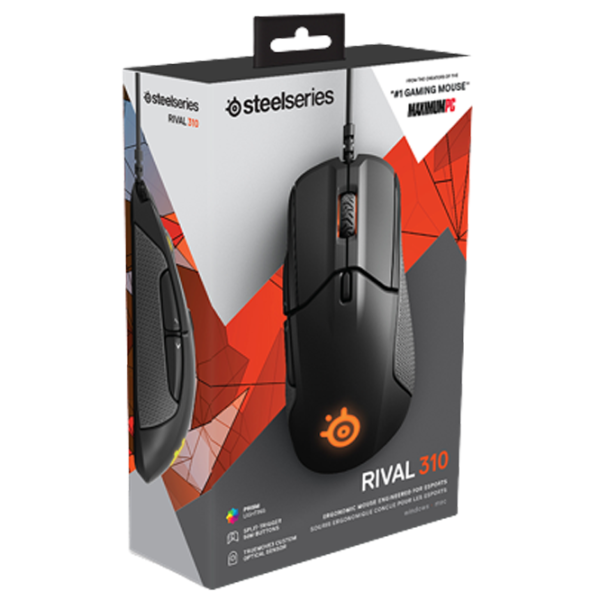 Mouse Steelseries Rival 310 USB/ Black photo 5