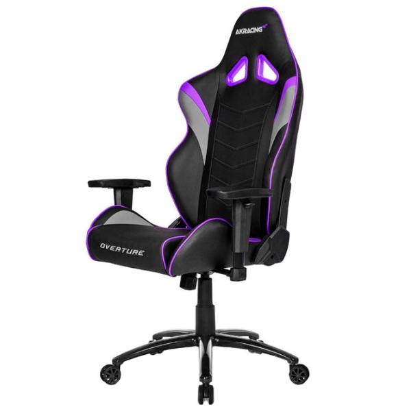 Игровое кресло AKRACING Overture Черный Фиолетовый photo 2 Игровое кресло AKRACING Overture Черный Фиолетовый photo 2