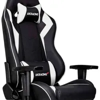 Scaun Gaming AKRACING Prime Black White photo 3