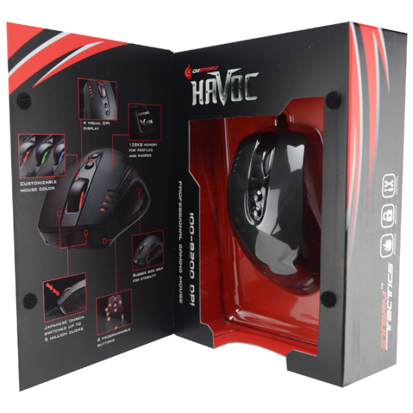 Мышь CoolerMaster Storm Havoc USB/ Черный photo 6