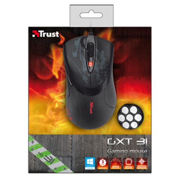 Mouse Trust GXT31 USB/ Black photo 5