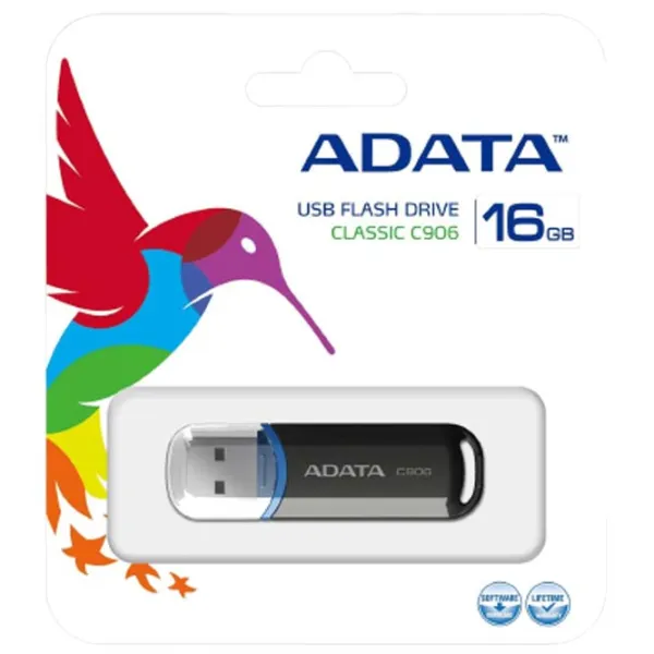 ADATA C906 16 GB Black photo 5